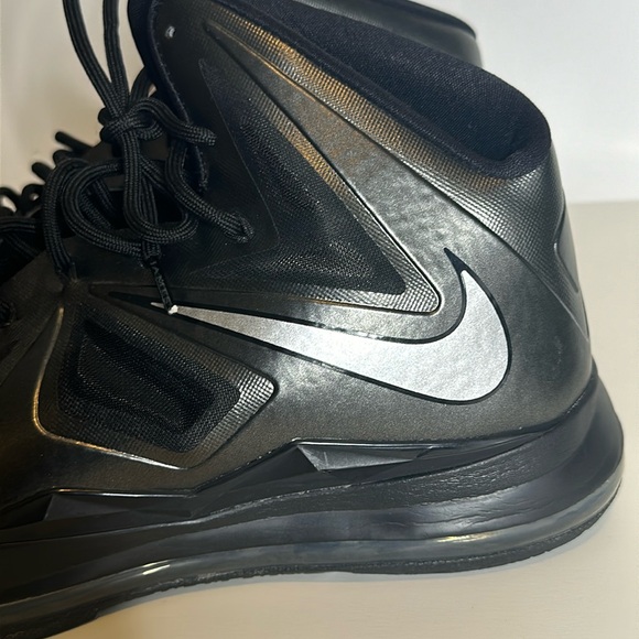 Nike LEBRON X Carbon 14 2012 Men Sneakers Black - Picture 2 of 13